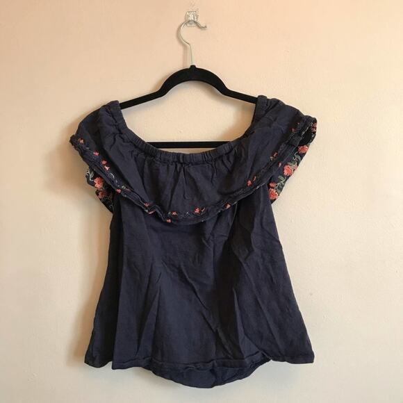 Miss Me L blouse flower ruffle summer vibe bohemian - Picture 5 of 8